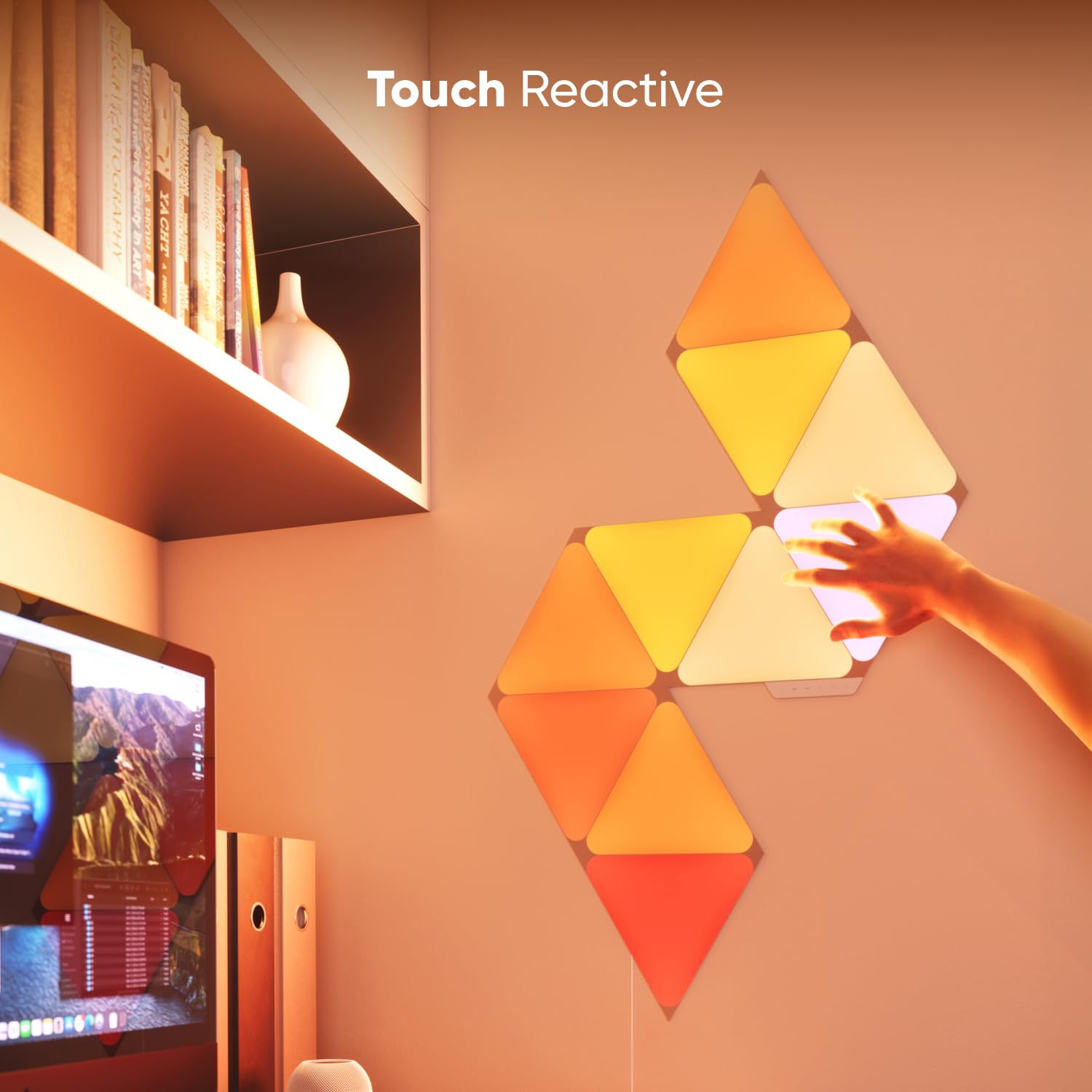 Nanoleaf Shapes Triangles スマーターキット Shapes Triangles Smarter Kit (7 Panels) - NL47-7003TW-7PK